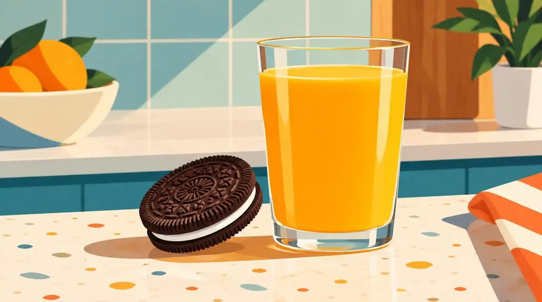 Oreos and Orange Juice