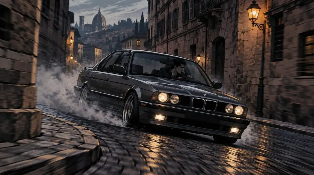 1991 BMW E34 5-Series in Ronin