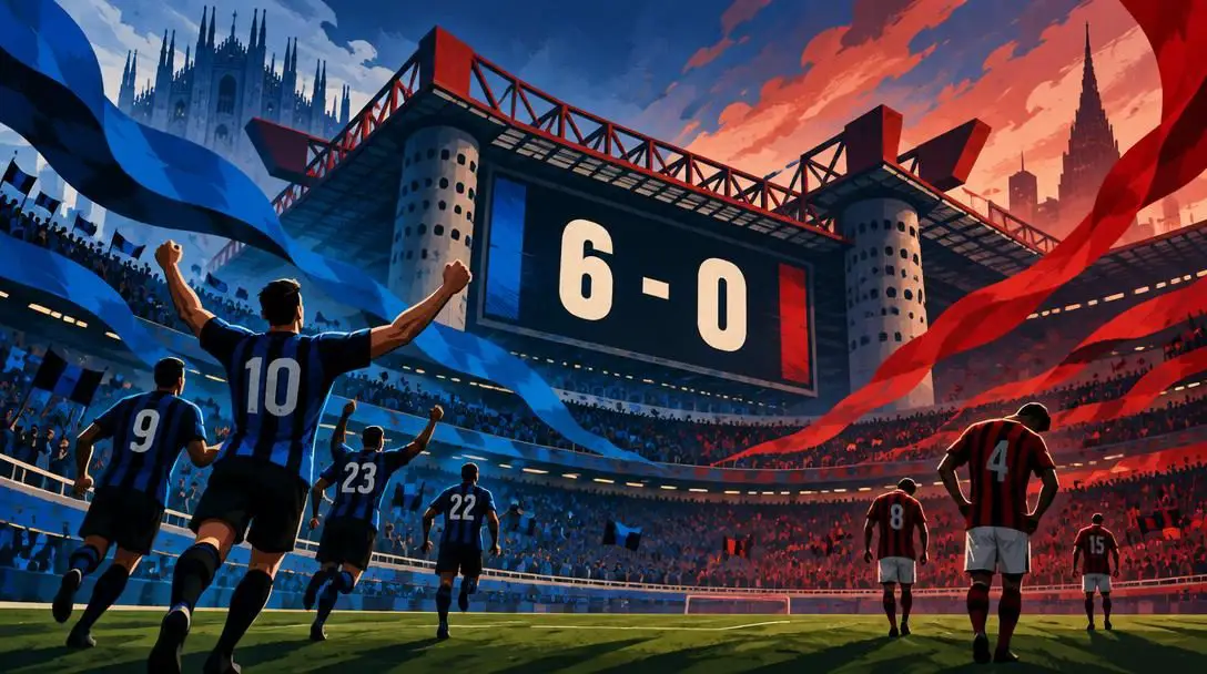 2001 Derby della Madonnina: Milan 6-0 Inter
