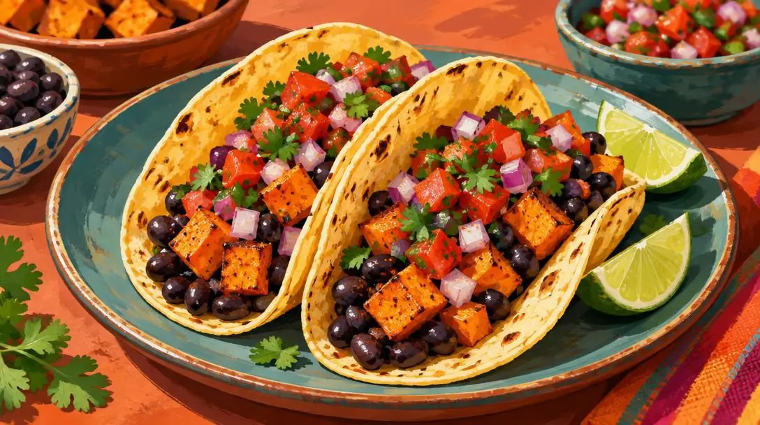 Bean and Potato Tacos