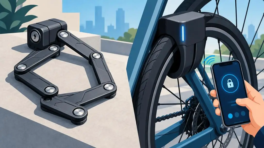 Futuristic bike locks