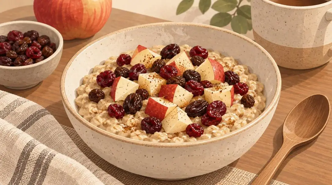 Fruit and Maple Oatmeal