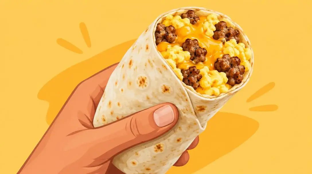 The Sausage Egg Burrito