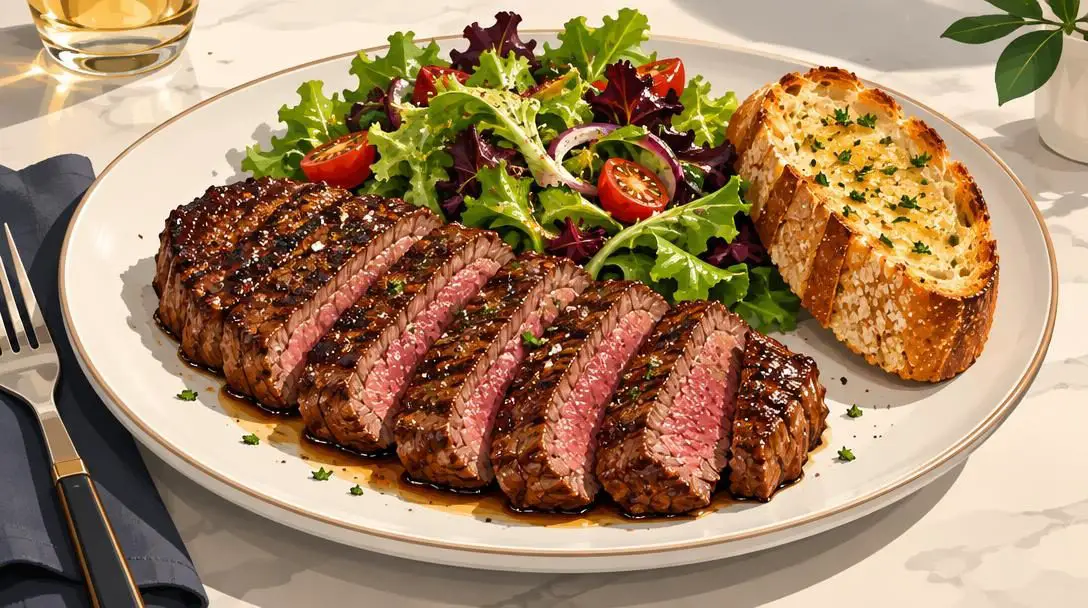 Steak and Salad