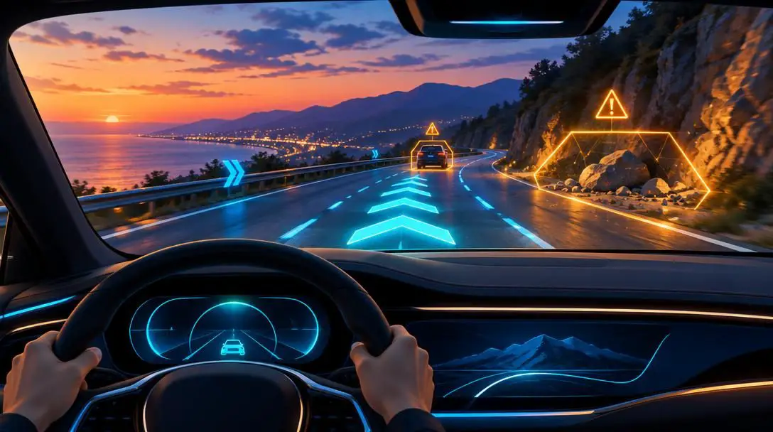 Windshield-Projected Augmented Reality (AR) Displays