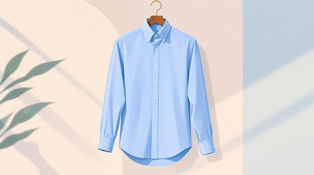 Untucked dress shirt