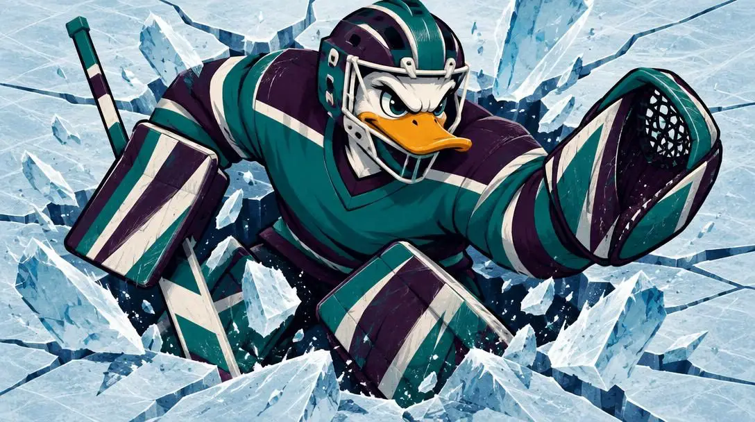 Mighty Ducks of Anaheim Wild Wing Alternate Uniform