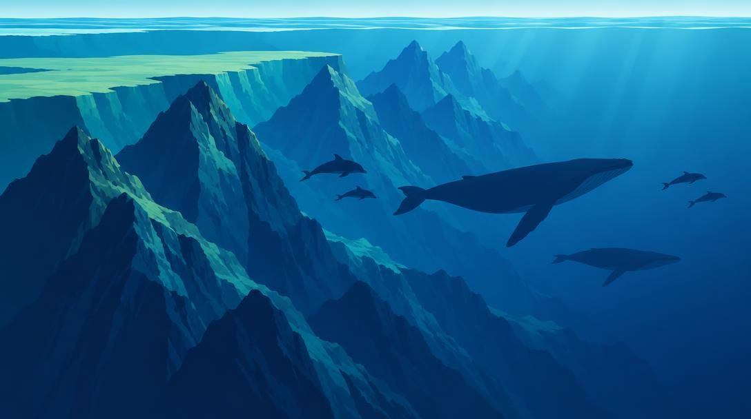 The Andes Underwater Mountain Chain