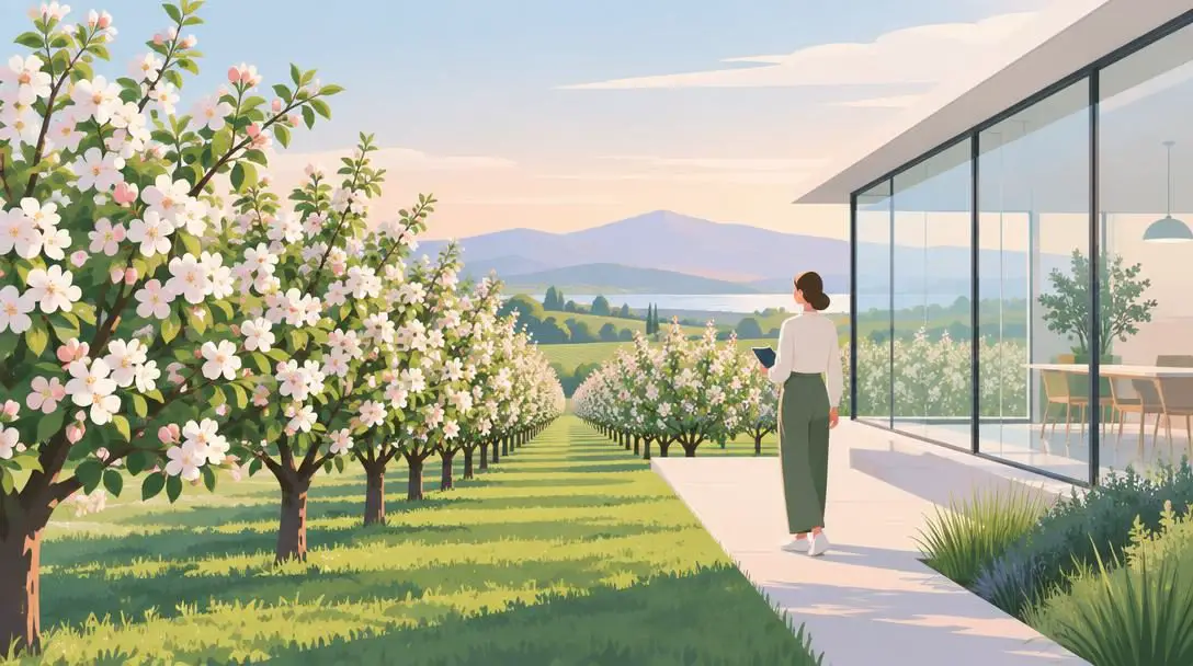 Historic agricultural orchards and open spaces
