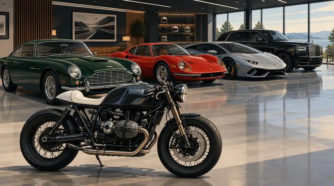 Extensive Luxury Car Fleet