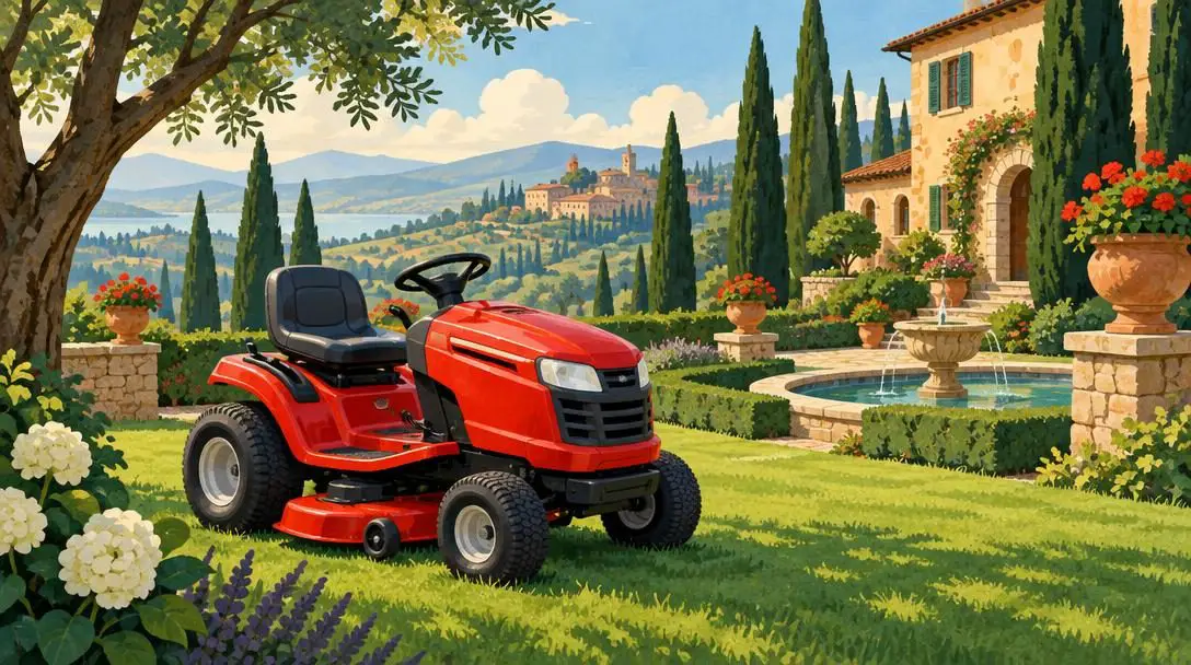 A Talking Friendship with a Riding Lawnmower