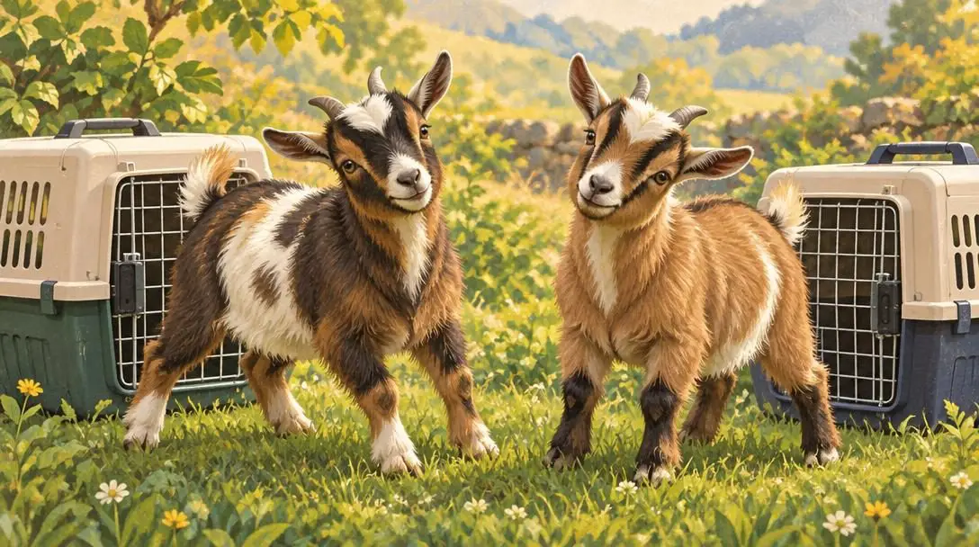Unconventional companionship with pygmy goats