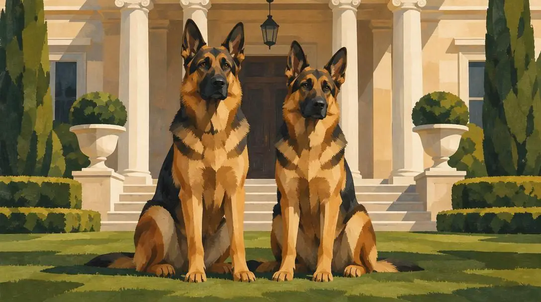 White House German Shepherds: Major and Champ