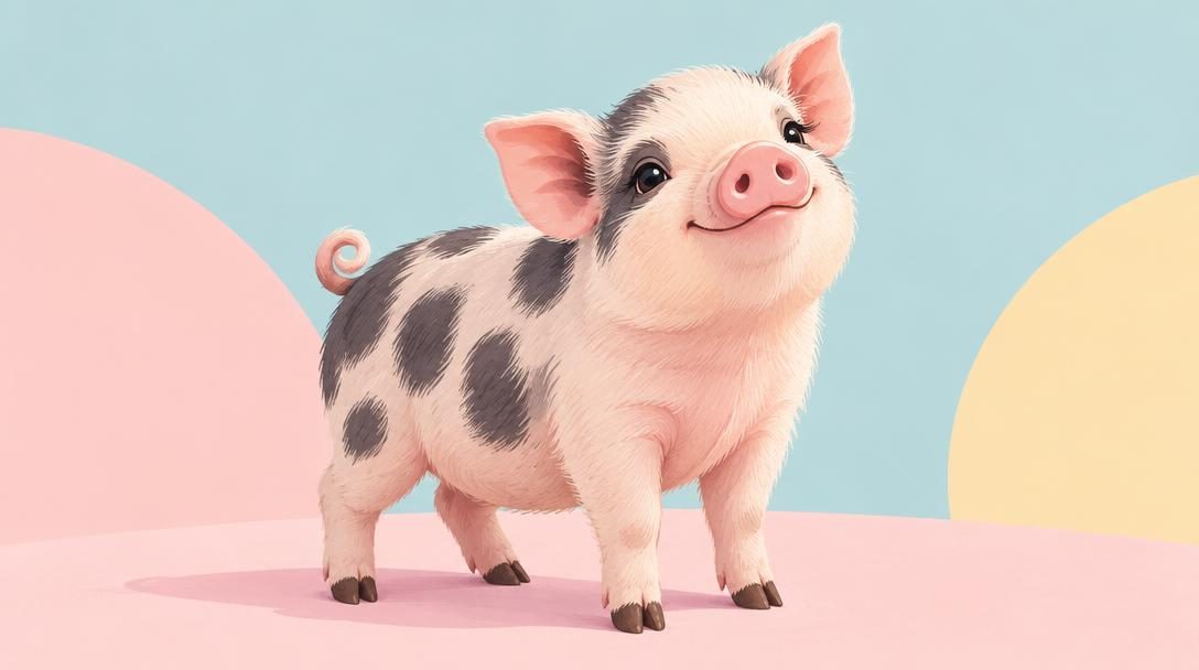 A pet micro pig
