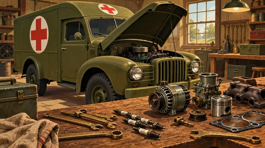 Wartime Vehicles and Mechanical Repairs