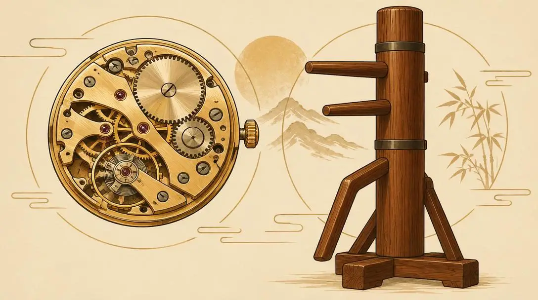 Collecting antique watches and practicing Wing Chun
