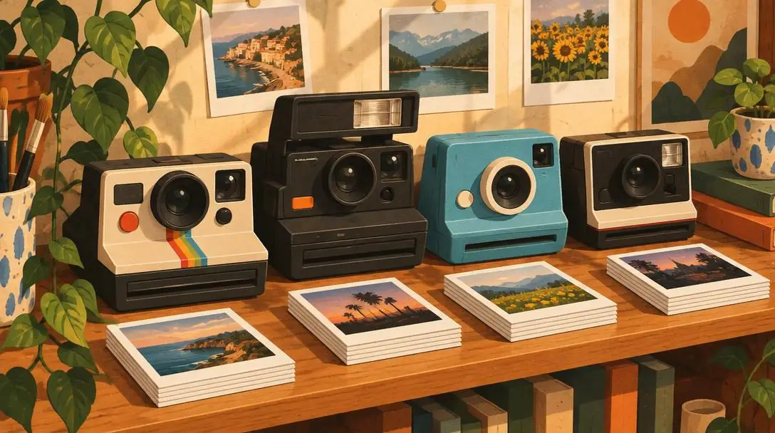 Vintage Polaroid Cameras