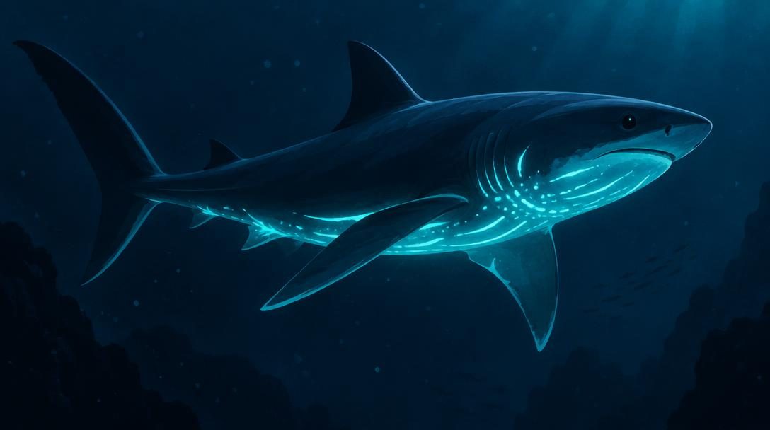 The Bioluminescent Shark