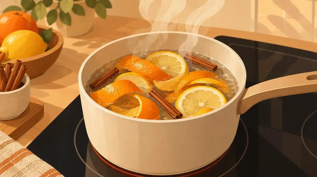 Boiled Fruit Peels and Warm Spices