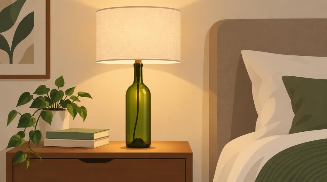 Wine Bottle Table Lamp