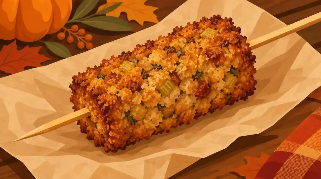 Deep-Fried Stuffing on a Stick