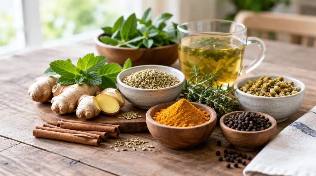 Essential Herbs And Spices For Improving Digestive Health
