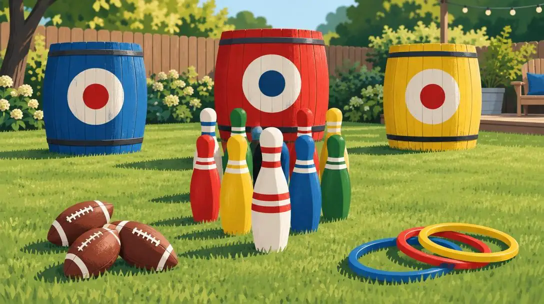 Ring Toss and Precision Football Toss
