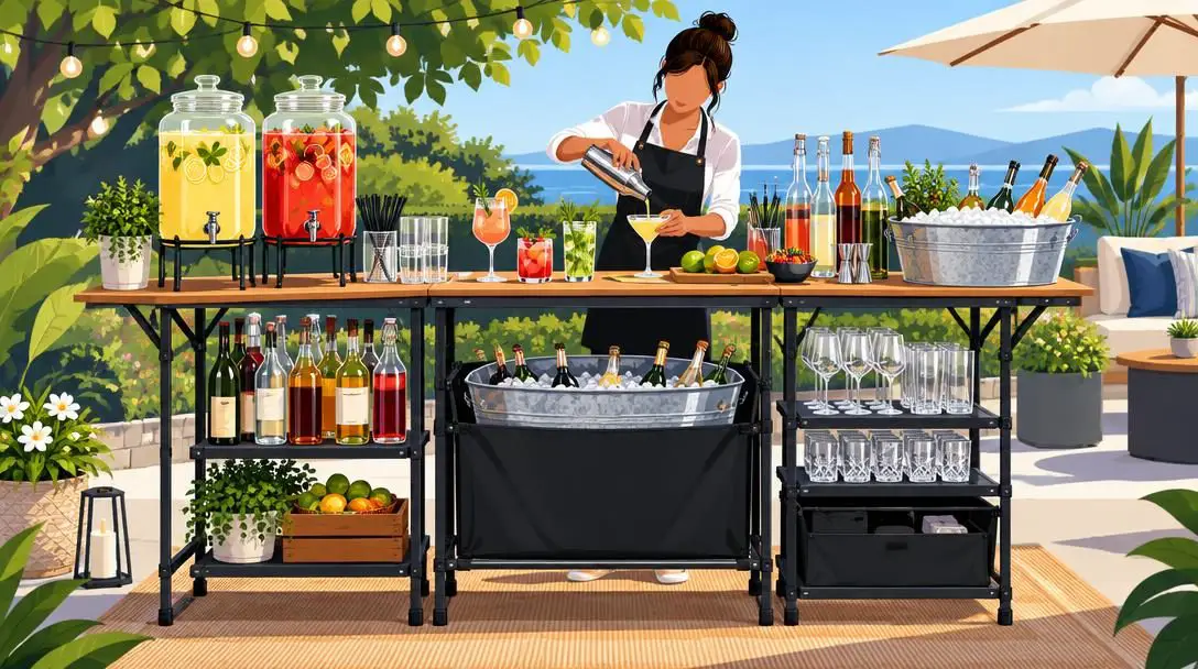 The Portable Tailgate Bar