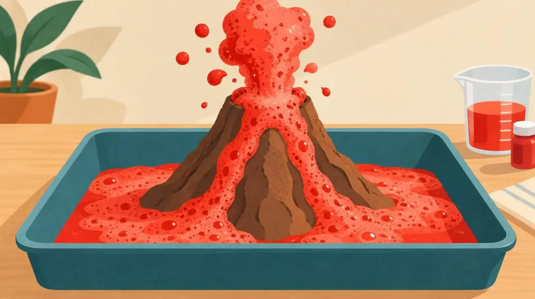 The Classic Erupting Volcano
