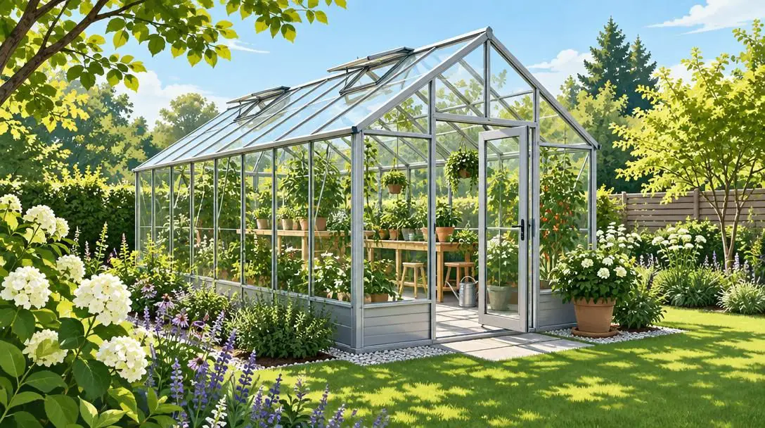 Free-standing greenhouses