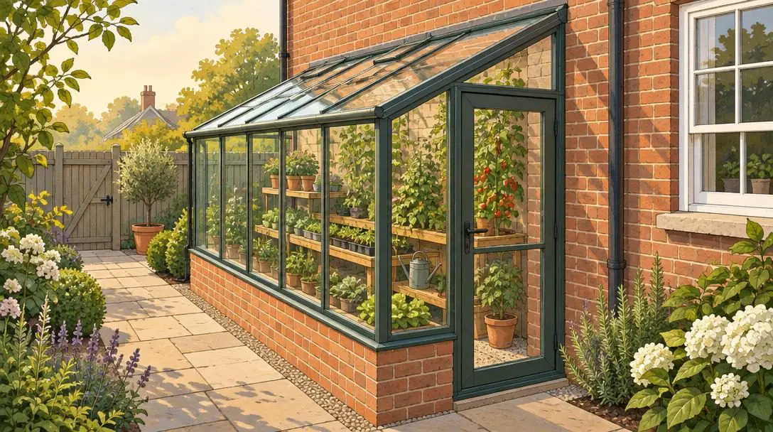 Lean-to greenhouses