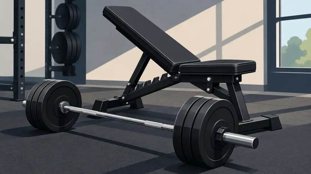 Adjustable Benches and Barbell Setups