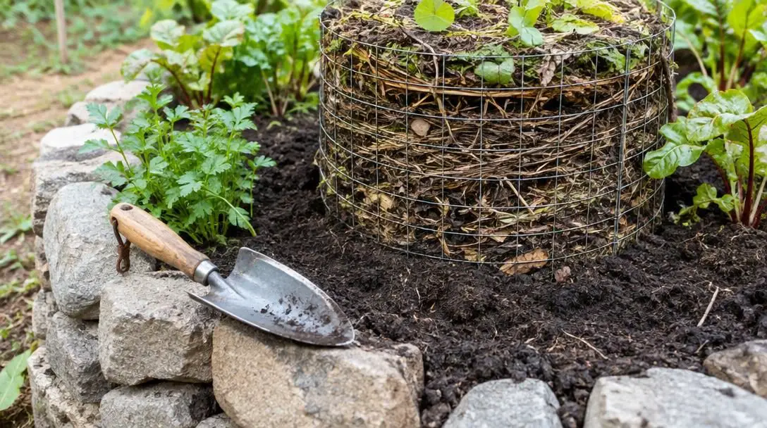 Making a Permaculture Keyhole Garden