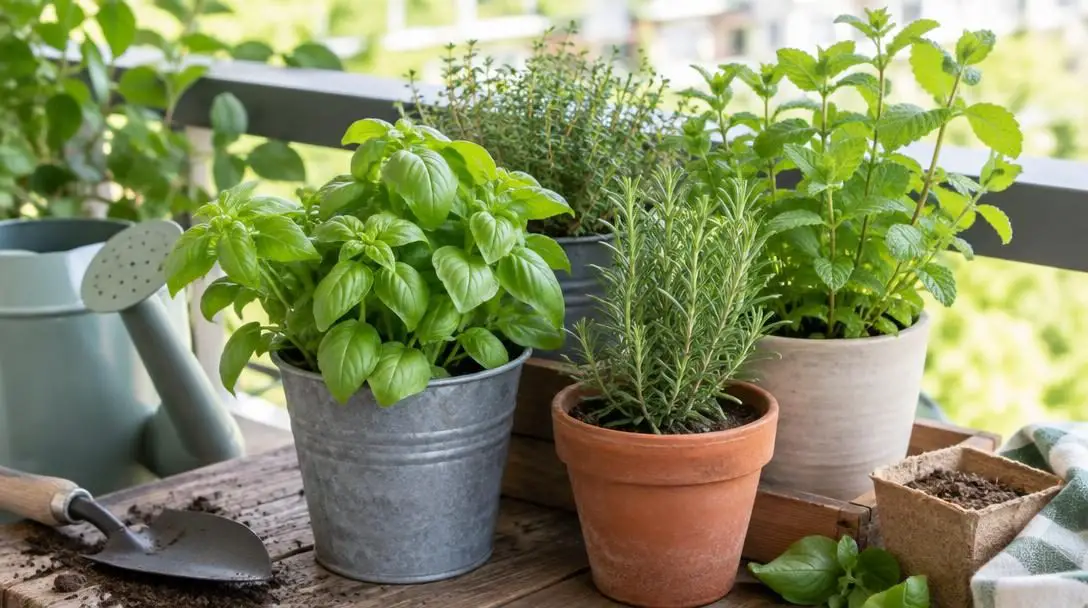 No-Waste Herb Gardening: 5 Tips to Grow Herbs in Small Containers