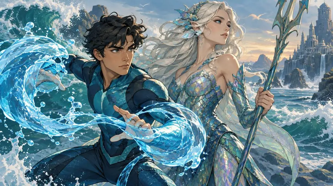Aqualad and Dolphin
