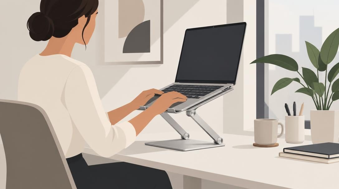 OMOTON Adjustable Laptop Computer Stand