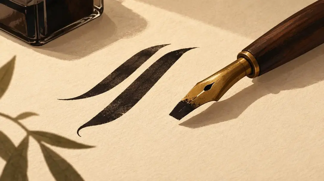 Broad-Edge Nib Pens