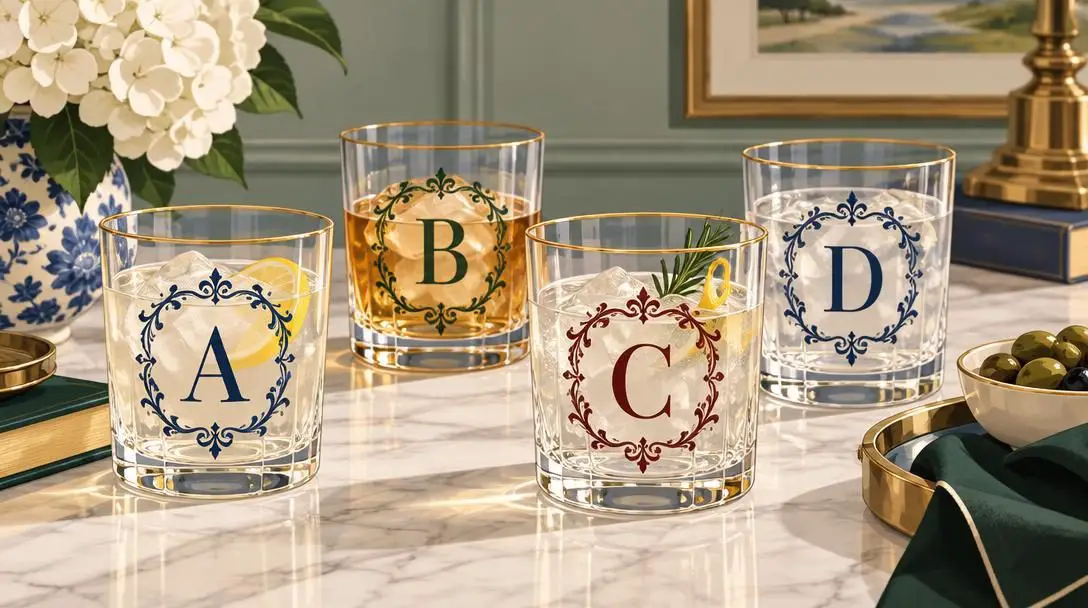 Personalized commemorative glassware