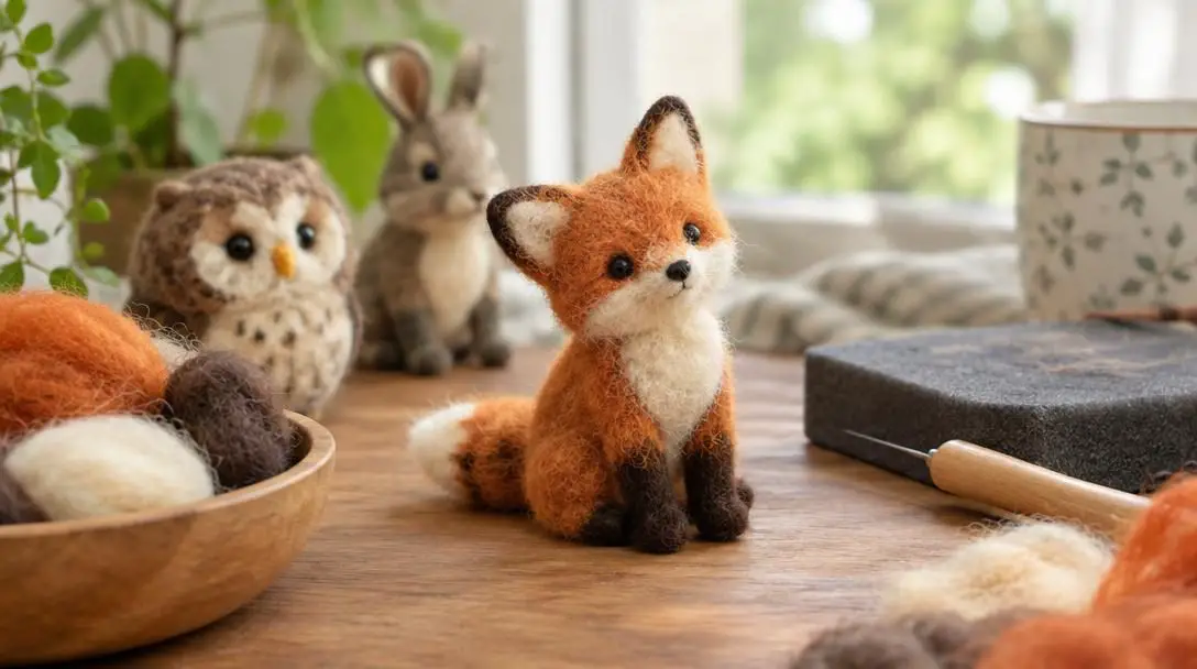 The Art of Needle Felting: Creating Adorable Felted Creatures