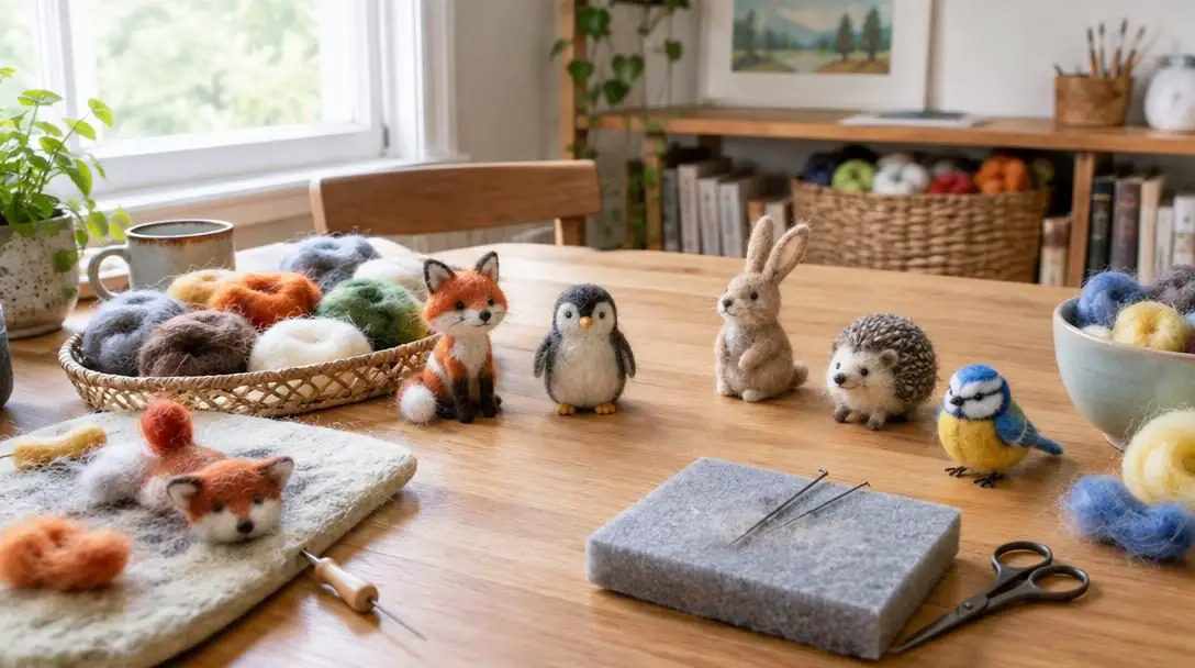 The Art of Needle Felting: Creating Adorable Felted Creatures