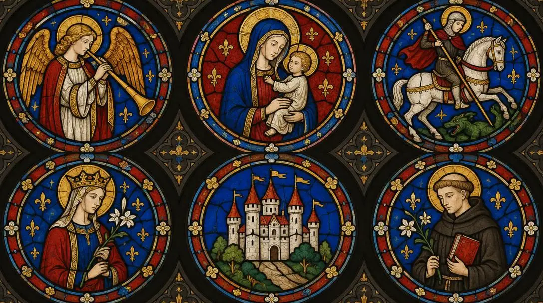 The Last Judgement Roundels at St. Mary's Church