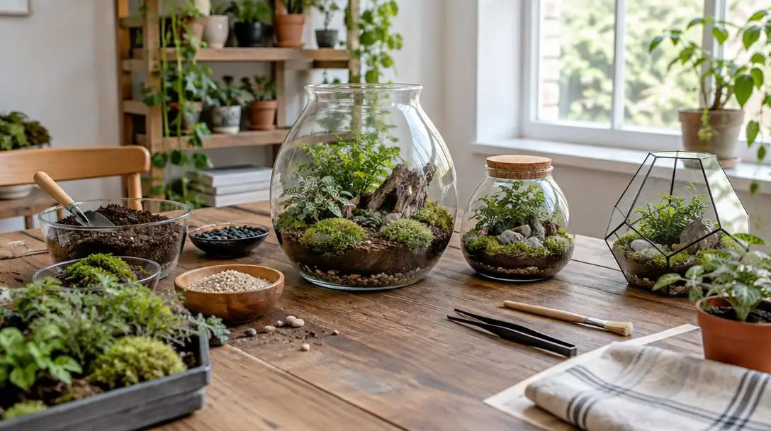 The Art of Terrarium Making: Creating Miniature Gardens