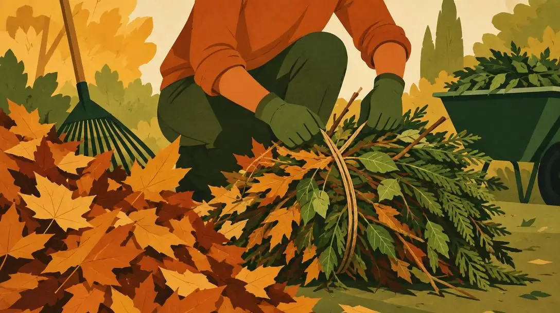 Leaves and yard waste