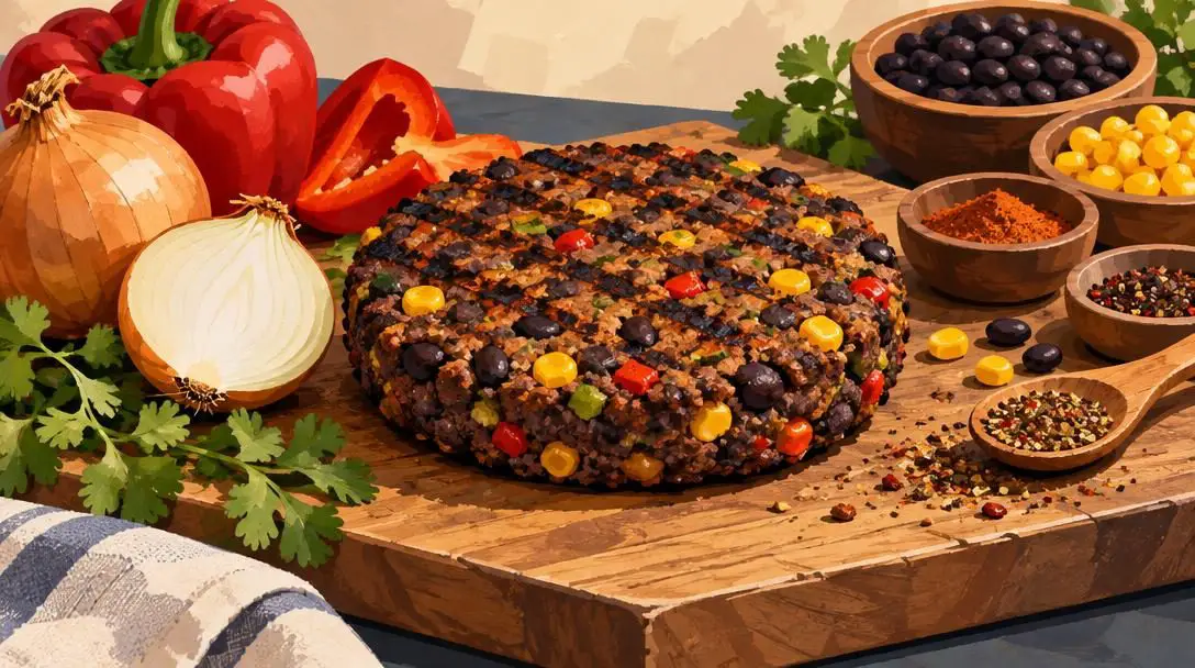 Homemade Black Bean Veggie Burgers