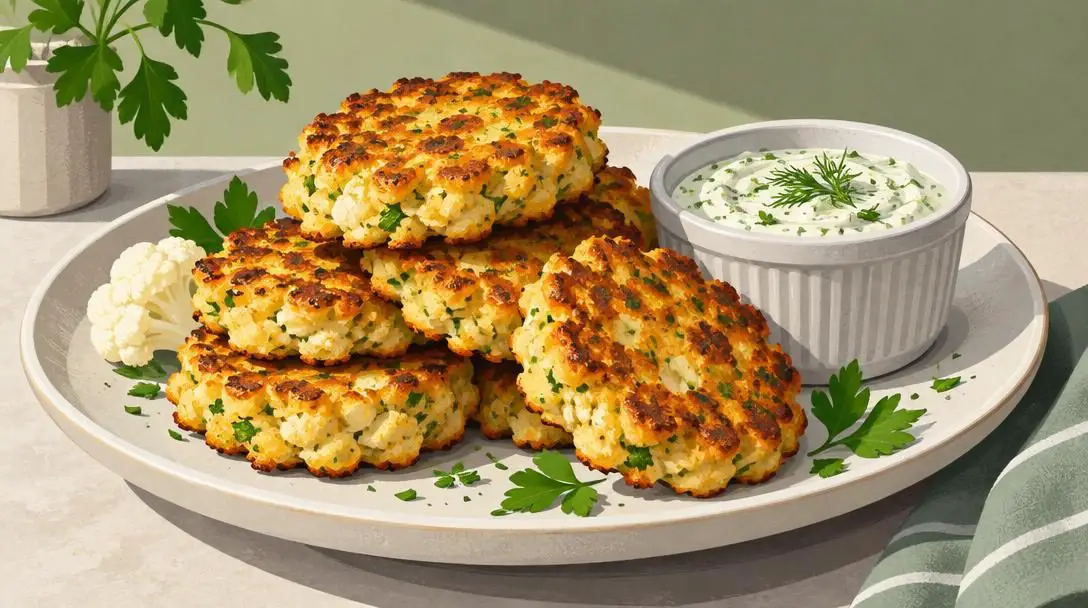 Cauliflower Fritters