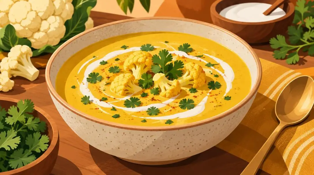 Curried Cauliflower Soup