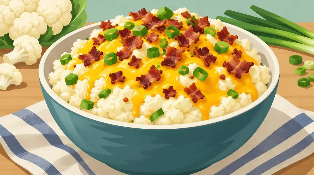 Loaded Cauliflower Mash