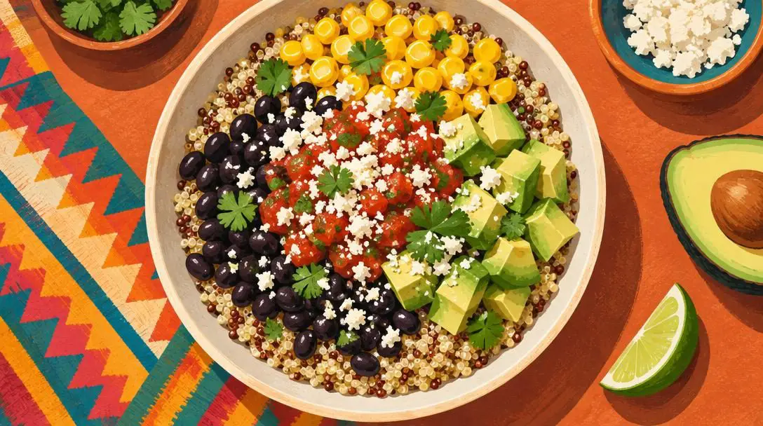 Quinoa and Black Bean Burrito Bowl