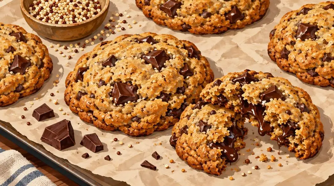 Quinoa Chocolate Chip Cookies