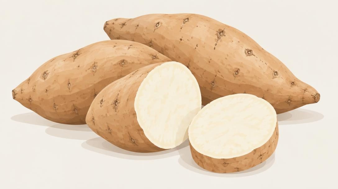 White-Fleshed Sweet Potatoes